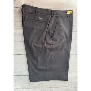 NIKE GOLF DRI FIT GRAY STRIPED GOLF SHORTS MEN'S SIZE 36 RARELY WORN